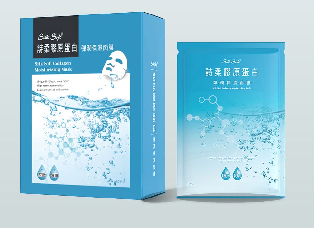 詩柔膠原蛋白彈潤保濕面膜